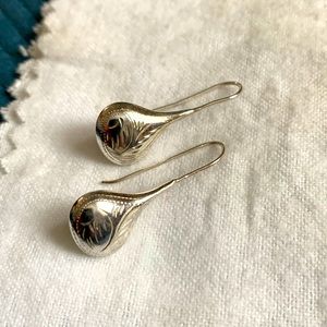 Silver earrings